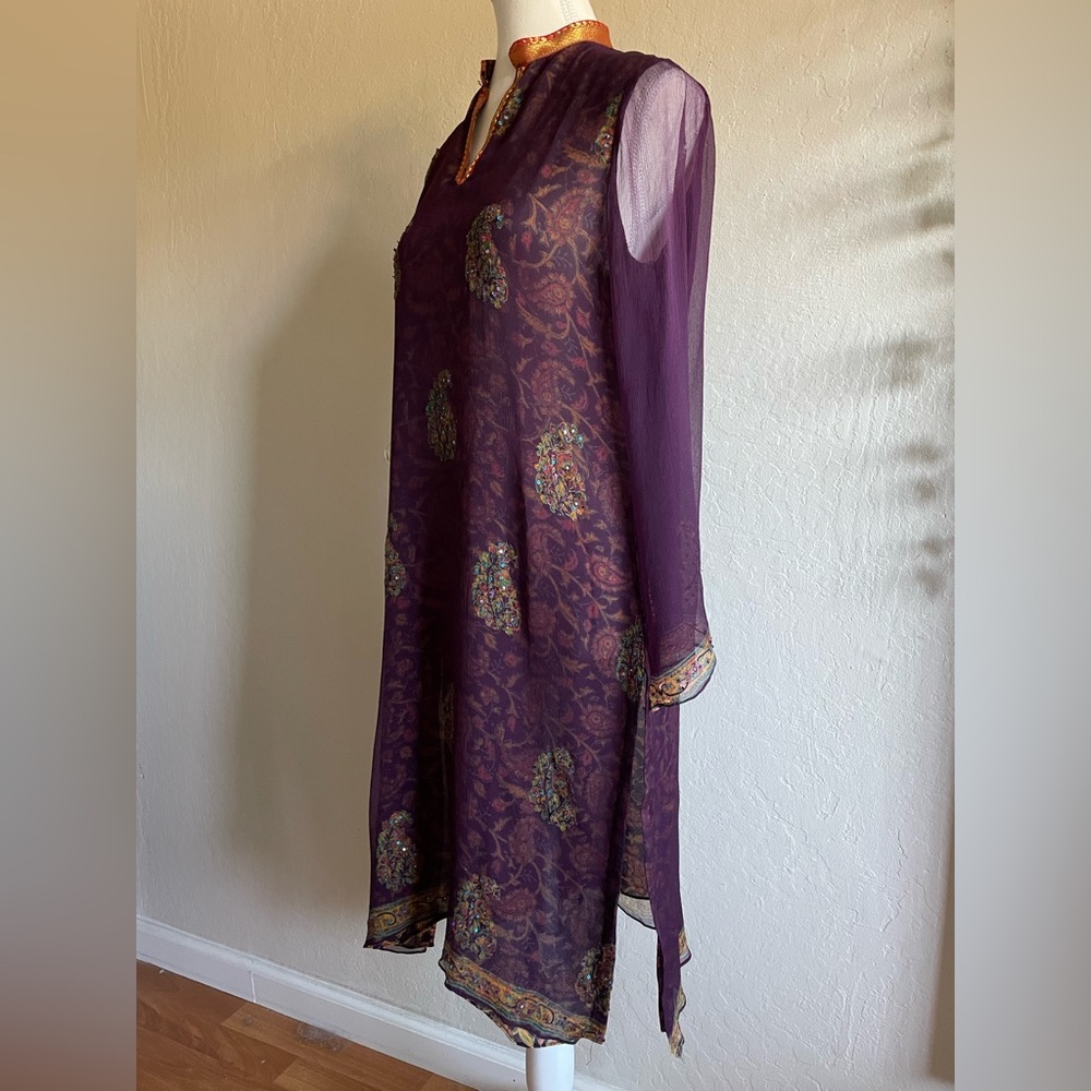 Silk Indian tunic - Picture 6 of 14
